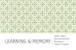 Learning & memory 2013