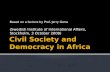 Civil Society And Democracy In Africa