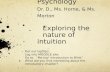 Information Processing Intuition