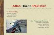 Supply Chain Activities of Atlas Honda Motorcycles Pakistan