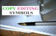 Copy Editing Symbols (based on PDI stylebook)