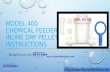 Dry Pellet Chlorinator In-Line Chlorinator Model 400 Installation Guide