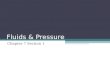 Fluids & Pressure Ch 7.1 8th