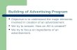 Building Advertising Program-message