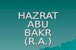 1 Hazrat Abu Bakr