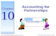 Topic 10 - Accounting for Partnerships