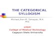The Categorical Syllogism