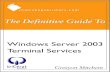 Windows Server 2003 - Terminal Services