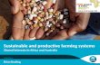 Sustainable and productive farming systems: Shared interests in Africa and Australia