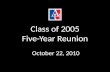Class of 2005 Reunion Event Slideshow