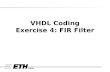 VHDL Coding for FIR Filter