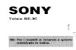 SONY Chassis BE3C