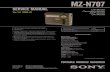 Sony MZ-N707 Service Manual