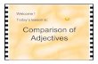 Comparison Adjectives 001