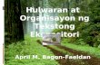 Hulwaran at Orga Ng Tekstong Ekspositori