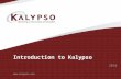 Introduction to Kalypso 2010