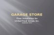 Garage store installs floor for United Food Group, Elgin, IL