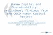 Human Capital and Sustainability: preliminary findings from the OECD Human Capital Project