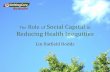 Lin Hatfield Dodds, UnitingCare Australia: The Role of Social Capital in Reducing Health Inequities