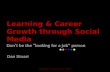 Learning and Career Growth Through Social Media