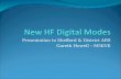 New Hf Digital Modes   Sadars 2009