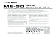 Boss ME-50 Manual
