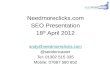 The Isle Networking Club SEO Presentation 18 April 2012