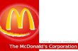 Food Service Industry - McDonalds Corporation
