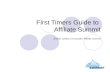 First Timer's Guide to Affiliate Summit