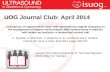 UOG Journal Club: Comparison of vaginal mesh repair with sacrospinous vaginal colpopexy in the management of vaginal vault prolapse after hysterectomy in patients with levator ani