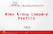 Apex Group Company Profile   2012