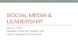 Latino Leadership Summit 2013 Social Media panel
