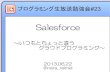 プログラミング生放送勉強会 第23回＠大阪 LT/ Salesforceプログラミング
