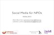 Social Media für NPOs (Seminar @ prodialog.org)