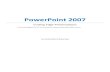 PowerPoint 2007 Course Proposal