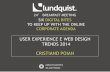 User Experience e Web Design Trends 2014 - Cristiano Poian