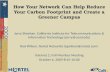 Internet2:  How Your Network Can Help Reduce Your Carbon Footprint and Create a Greener Campus