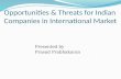 Opportunities & Threats for Indian Companies in International