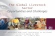 The global livestock sector: Opportunities and challenges