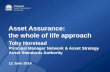 Toby Horstead - Asset Standards Authority, Transport for NSW - Asset assurance: the whole of life approach