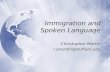Visualizing Immigration and Language Data