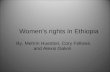 Womans rights in ethipoia