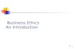 Business Ethics Fundamentals 01