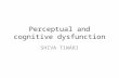 Perceptual and cognitive disorder