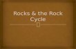 4. Rock and the Rock Cycle Notes