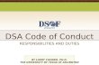 DSA Code of Conduct Responsibilities and Duties