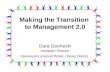 Making the Transition to Management 2.0