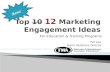 Top 10 Marketing Engagement Ideas Cesse2011