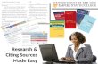 Research & citing sources made easy