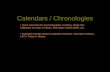 Calendars, Chronologies, and Consumer Resources